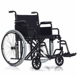 Инвалидное кресло складное, сиденье 61 см, спинка складная, подлокотники съемные, ORTONICA BASE 125 24"