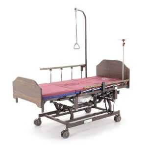 Медицинская кровать кардио-кресло, электро, туалет, поворот, рег.высоты, 206*98*50-71см, до 200кг, MEDMOS DB-11А, матрас№14