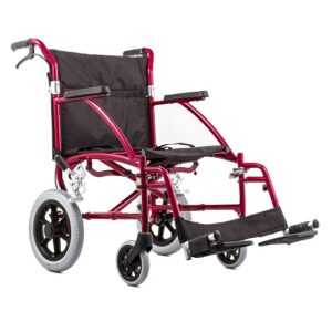 Инвалидное кресло складное, сиденье 43см, маленькие колеса, спинка складная, ORT-CA BASE 110 17"
