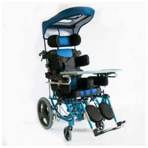 Инвалидное кресло складное, сиденье 36,38 см, опора голени, детское ДЦП, АРМЕД KY-870LBHZ
