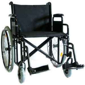 Инвалидное кресло складное, сиденье 56см, до 180кг, подлокотники съемные, МЕГА-ОПТИМ 711AE