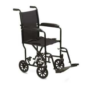Инвалидное кресло складное, сиденье 43см, маленькие колеса, спинка складная, АРМЕД 2000 17"