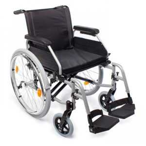 Инвалидное кресло складное, сиденье 43 см, подлокотники откидные, KY954LGC 17"