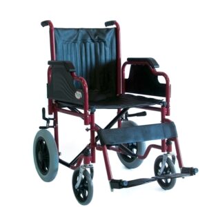 Инвалидное кресло складное, сиденье 41 см, до 100кг, маленькие колеса, подлокотники съемные, МЕГА-ОПТИМ FS904B 16"